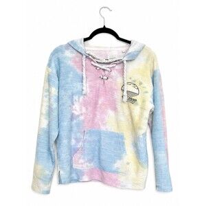 Southern Spirit Stay Salty San Diego CA Tie-Dye Rope Hoodie Beach Size M